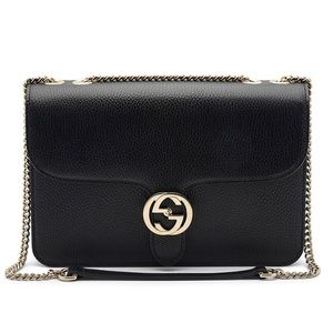 Authentic Gucci Interlocking Shoulder Bag